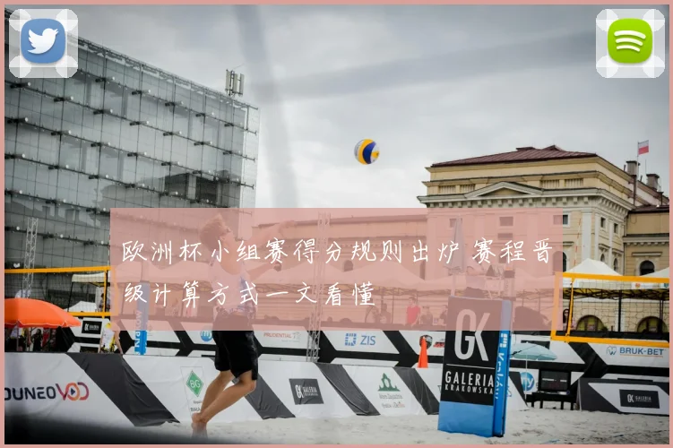 欧洲杯小组赛得分规则出炉 赛程晋级计算方式一文看懂